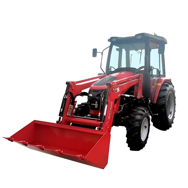 Poľnohospodársky traktor SADIN AOMOH SD504 s čelným nakladačom Poľnohospodárske stroje s lyžicou štyri v jednom